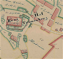 Burgplan um 1800